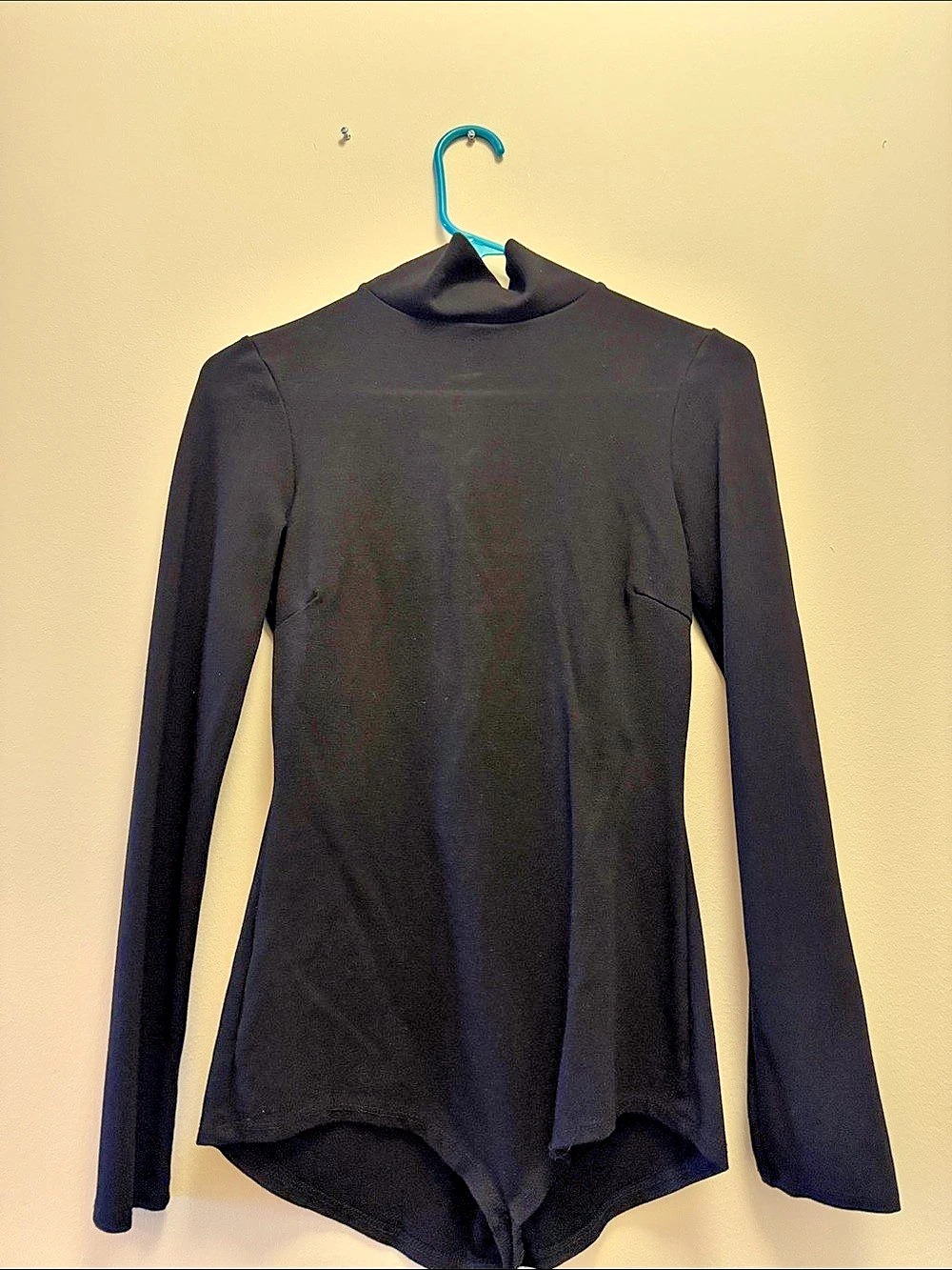 Fashion Nova Black Long Sleeve Bodysuit